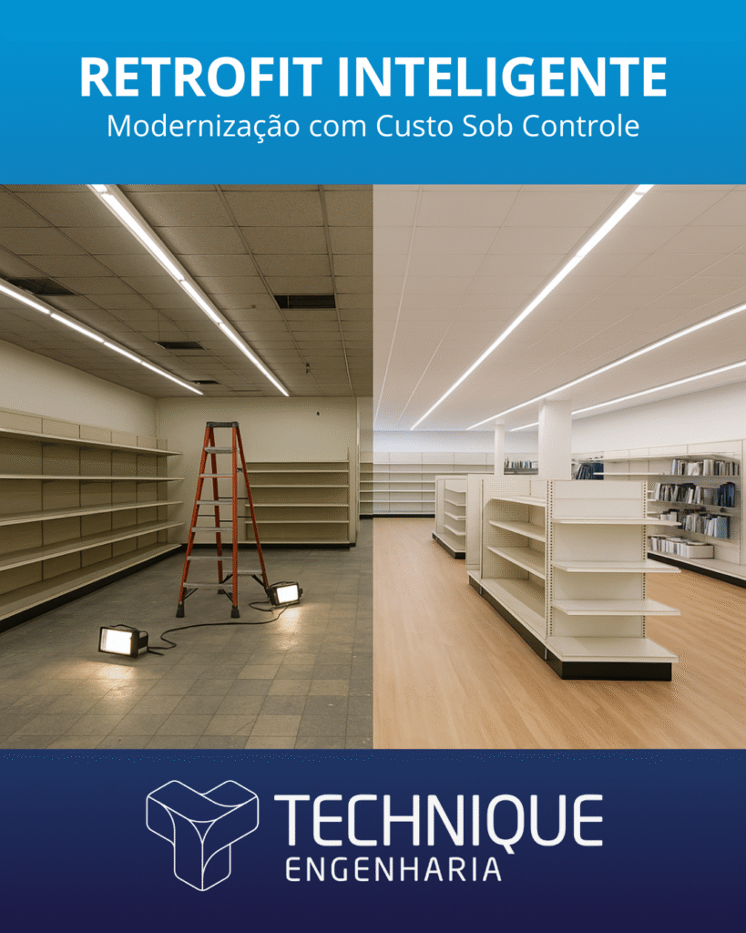 Retrofit e LPU: Modernize Lojas com Precisão e Custo Controlado