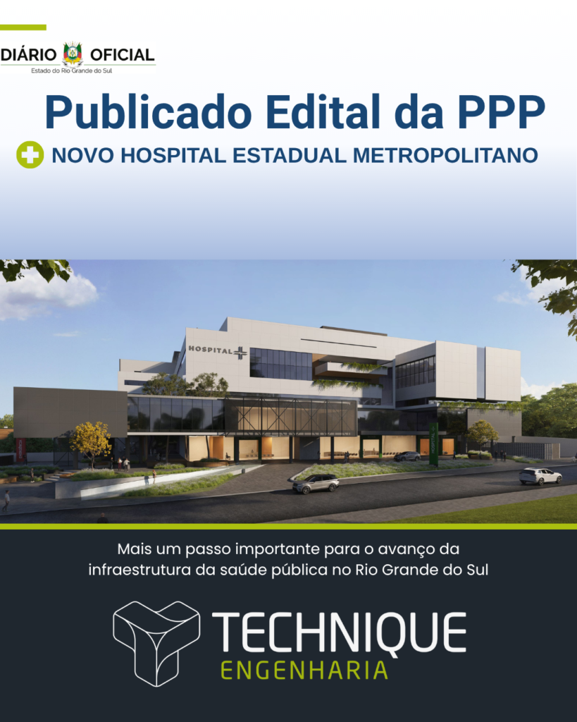Publicado o edital da PPP do Novo Hospital Viamão